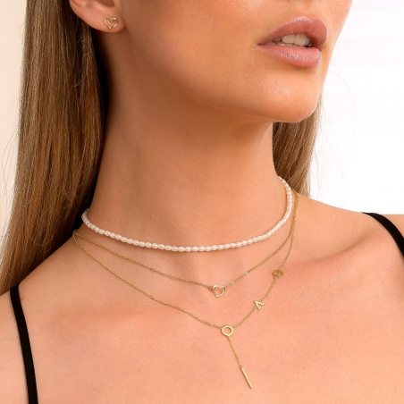 Colier argint L O V E