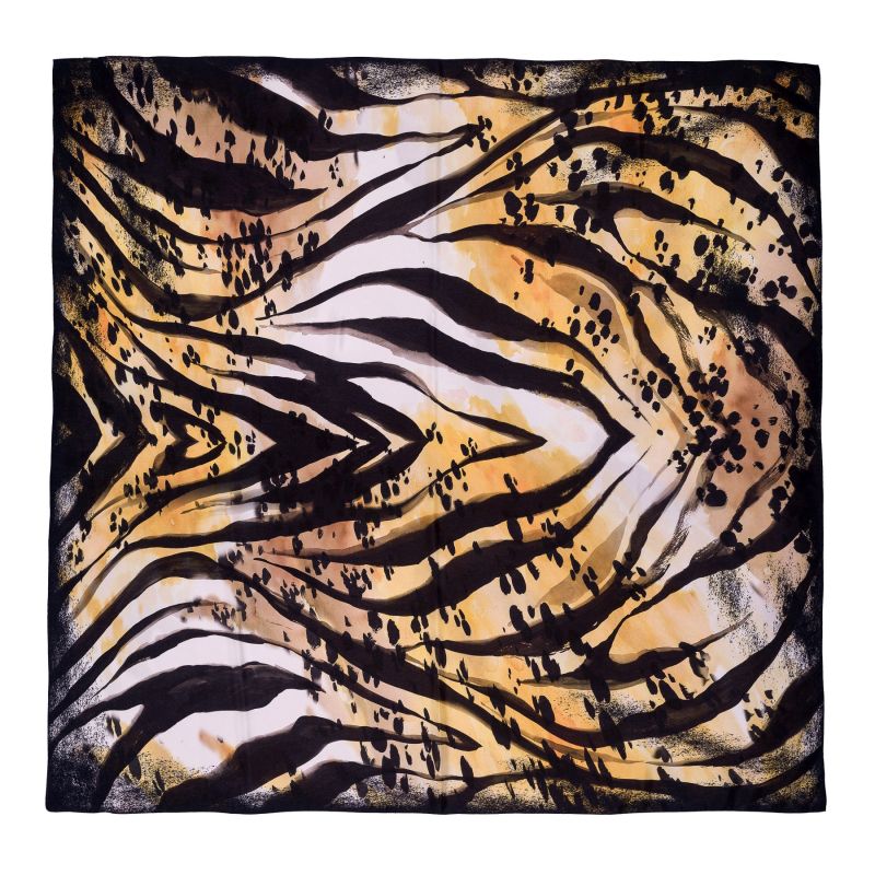 Silk scarf Wild Animal Print