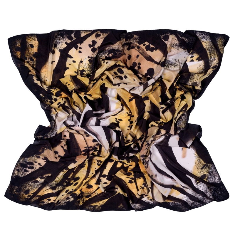 Esarfa matase Wild Animal Print
