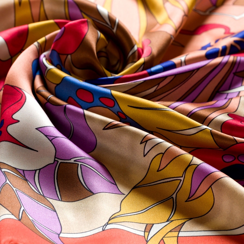 Esarfa matase M Dreams of Innocence orange