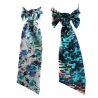Flounce Scarf Blue Flovers and Toscana Blues