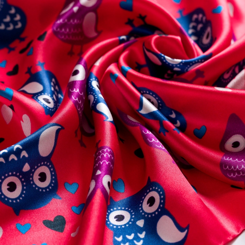 Red Owls Gaia Squared Scarf