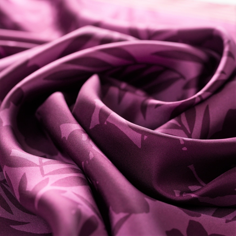 Esarfa matase twill Purple Innuendo