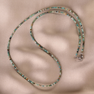 2in1 Glasses chain and necklace with natural turquoise