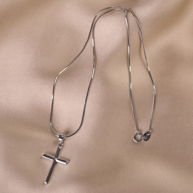 Sterling Silver Necklace With Faith