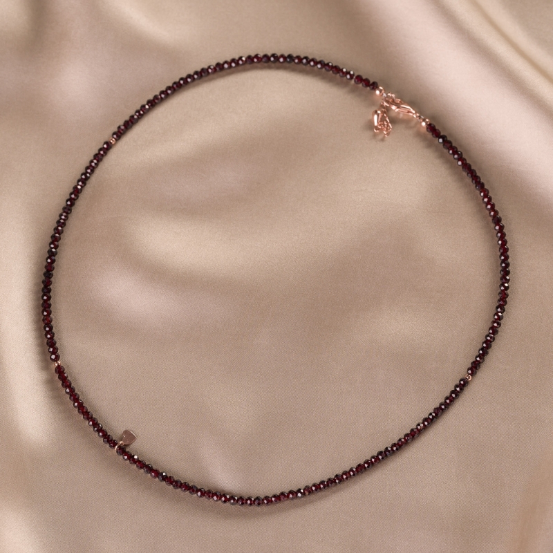 Sterling Silver Bracelet So Cool 2 in 1 garnet