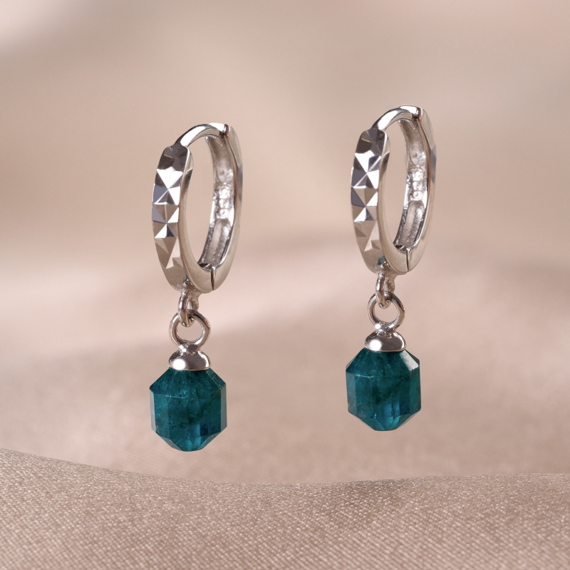 Set choker, bratara si cercei S argint apatit barrel