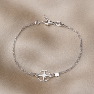 Sterling Silver Bracelet North's Star silver