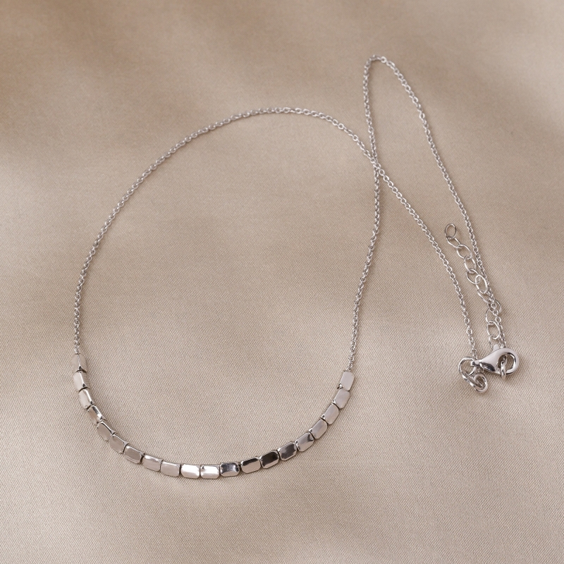 Sterling Silver Necklace In the Middle of the Ride