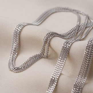 Sterling Silver Necklace River Glow