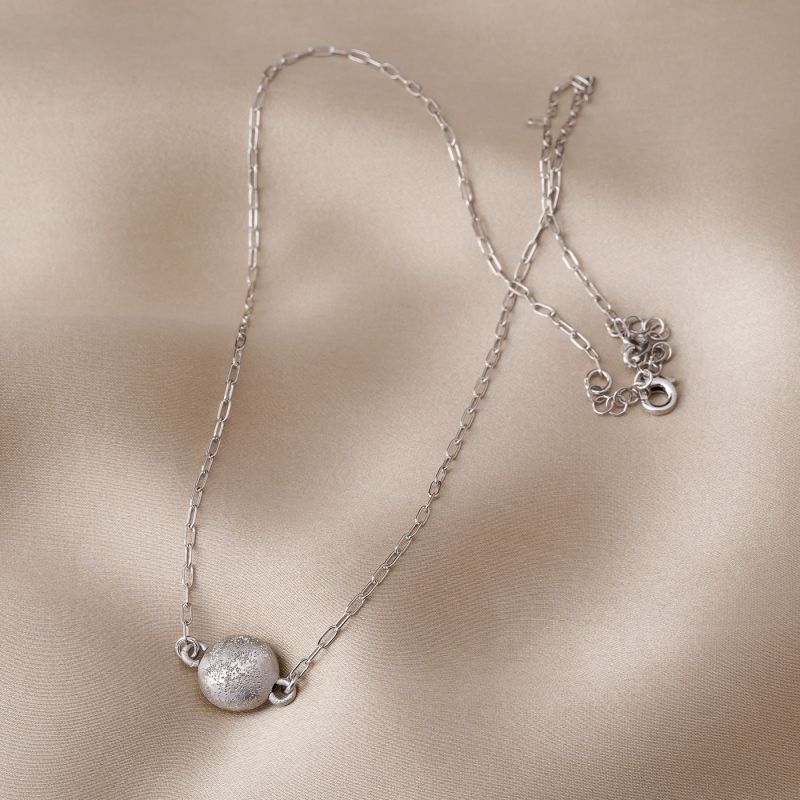 Colier argint Glitter Touch