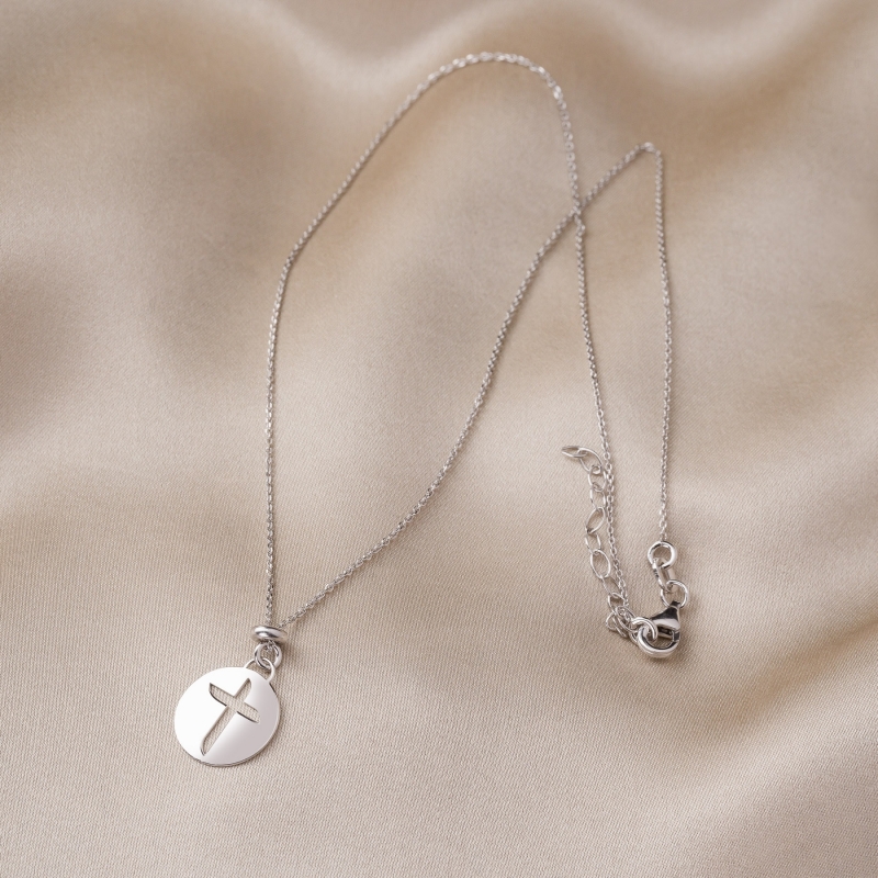 Colier argint My Silver Cross