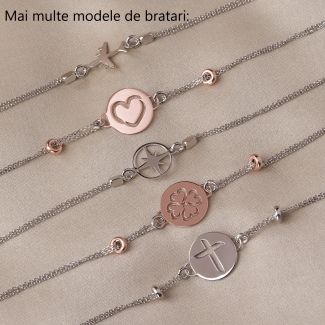 Sterling Silver Bracelet Good Luck is with you