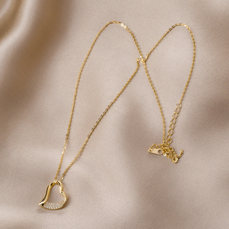 Colier argint Glow in My Heart gold