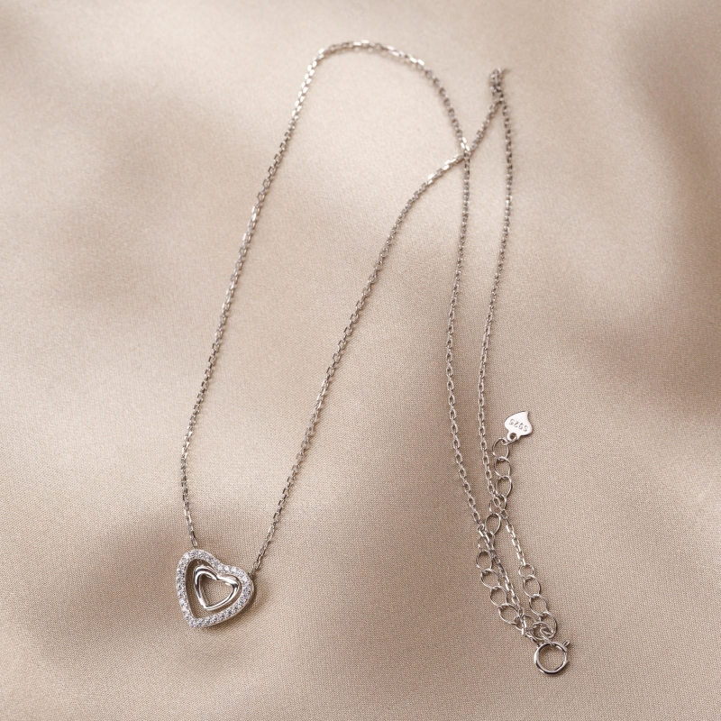 Sterling Silver Necklace When Love Lasts