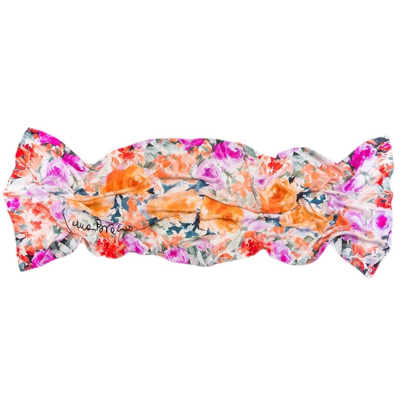 CADOU: Sal matase Laura Biagiotti roses corai si Cercei argint My Way cuart roz