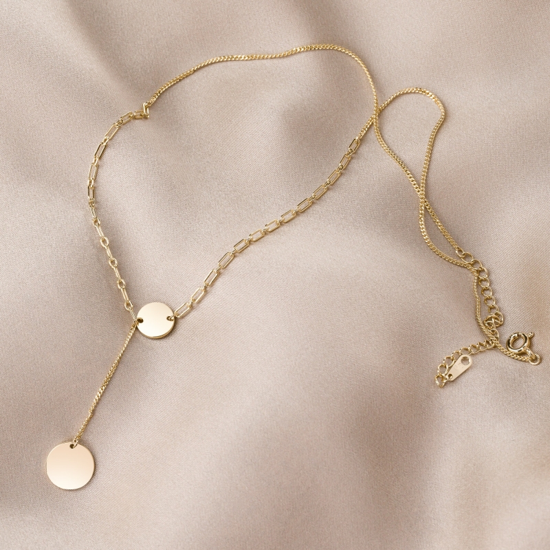 Sterling Silver Choker Untold Words gold