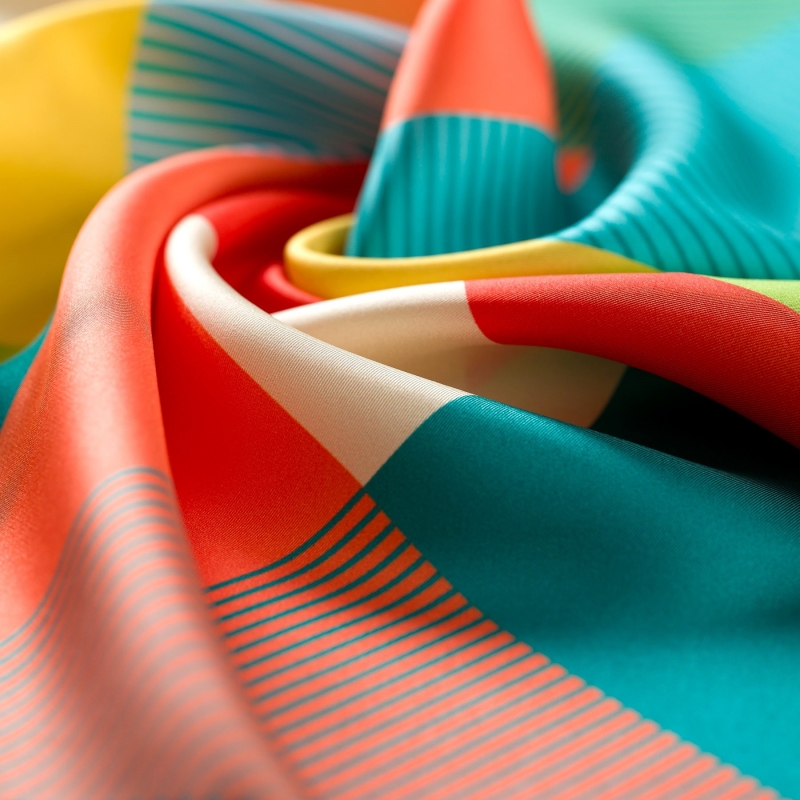 Esarfa matase S twill Feel the Color's Energy