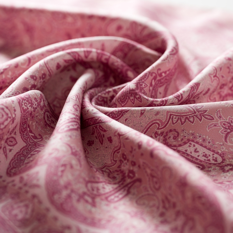 Esarfa matase S twill Alguna Vez Rosa