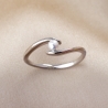 Sterling Silver Ring Pearl's Touch