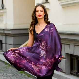 Sterling Silver Necklace Grace with cultured pearls