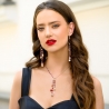 Colier argint roz Venezia, cuart roz, agate, ametist