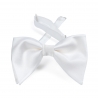 Butterfly White Silk Bow Tie M