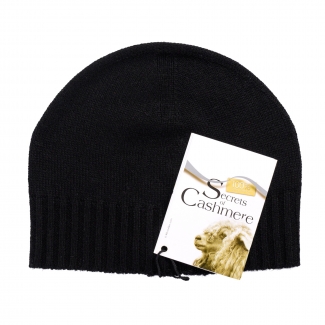 Black Cashmere Hat for men Anshan