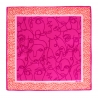 Silk Scarf S twill Manny Faces of Me Fucsia