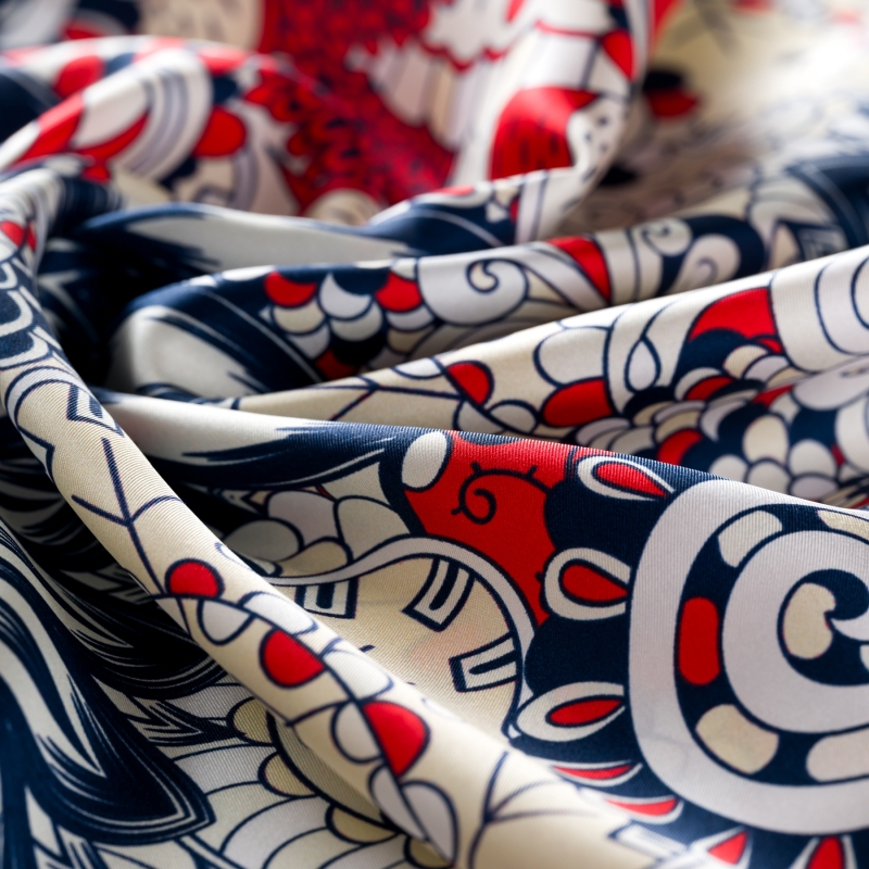 Silk Scarf S twill NY Street Style