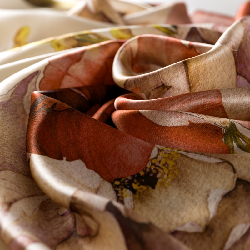 Silk Scarf Autumn in Prague