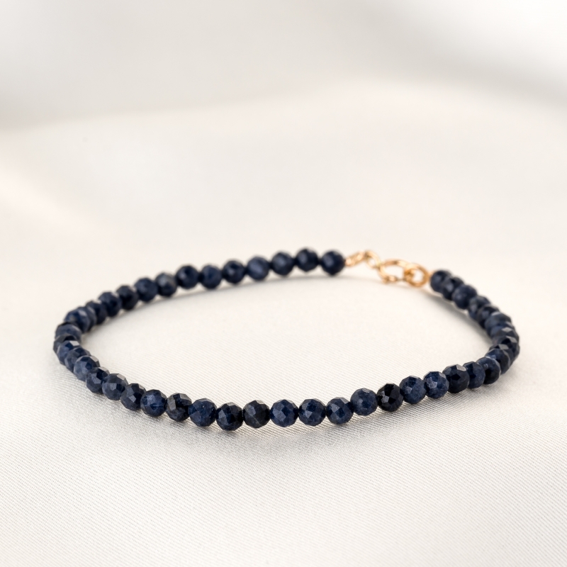 Sapphire 14K Gold closure Bracelet