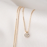 14K Gold Necklace Diamonds Minimal New Touch
