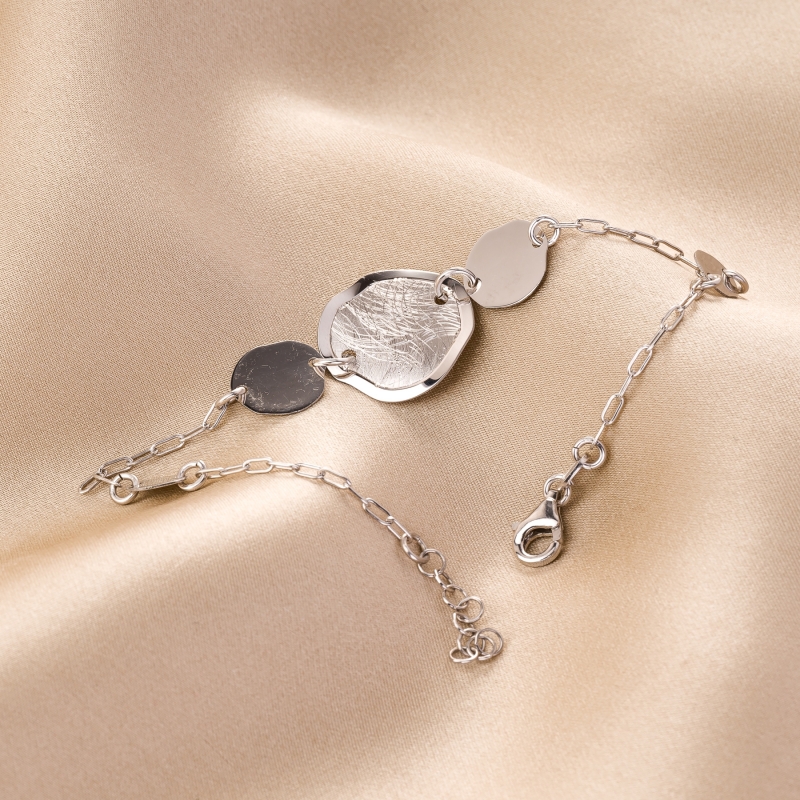 Sterling Silver Bracelet Living By Myself