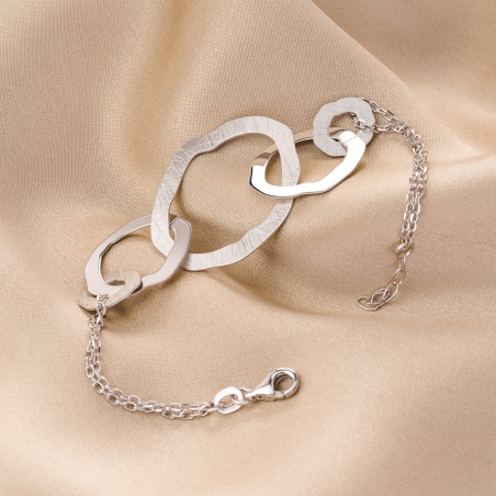 Bratara argint Into Hypnotic Connection