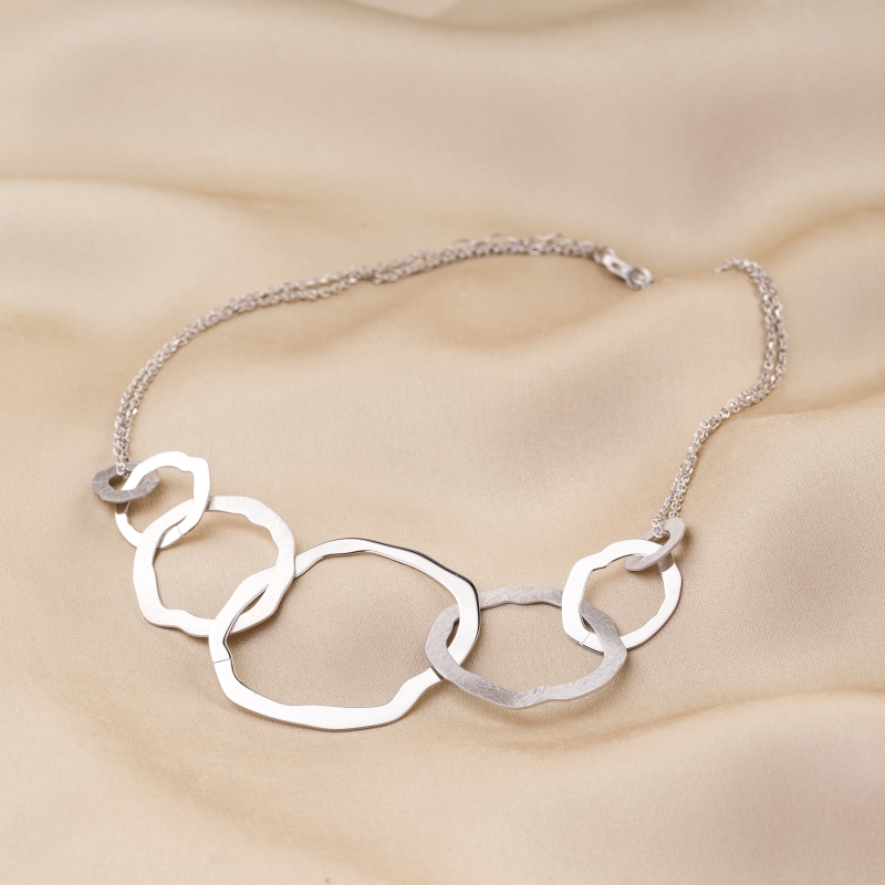 Sterling Silver Necklace Into Hypnotic Connection