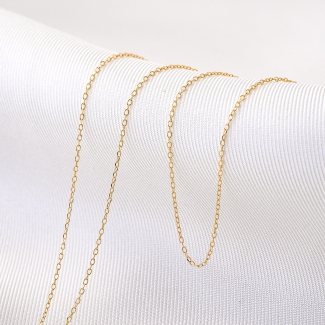 14K Gold Necklace Forzatina, adjustable 36-40 cm