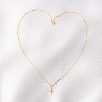 Colier aur 14K The Beauty of a New Day zirconia