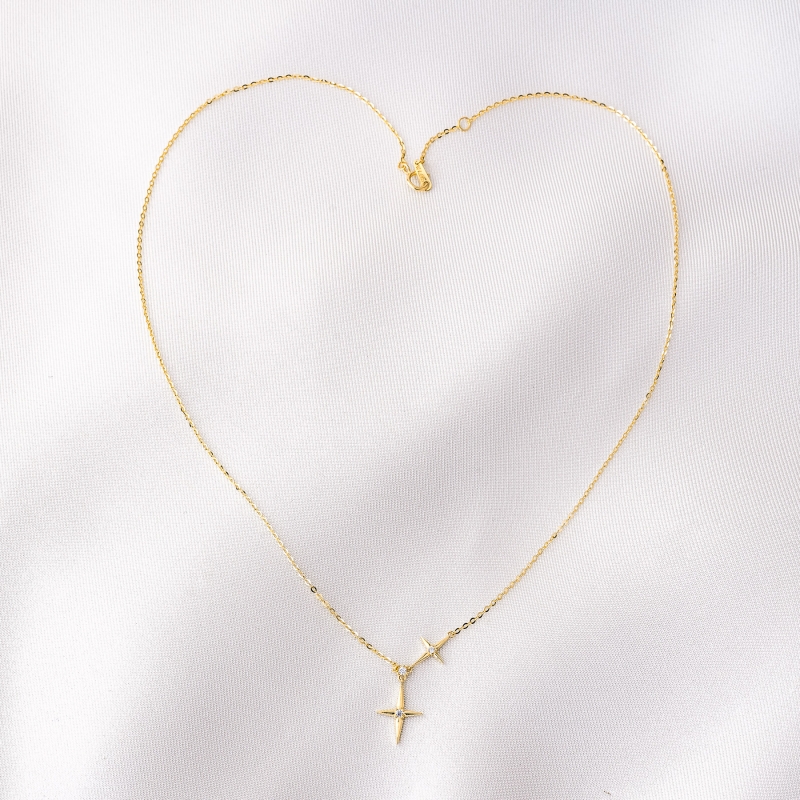 Colier aur 14K The Beauty of a New Day zirconia