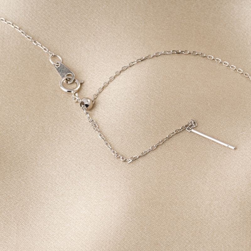 Adjustable Silver Chain Forzatina, 44 cm