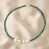 Colier argint La Mer & Le Soleil azurit perle gold