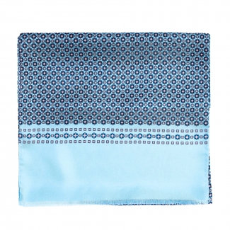 Esarfa matase barbati Uomo Florence blue ciel