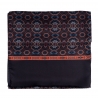 Esarfa matase barbati Uomo Seville brown, dark navy