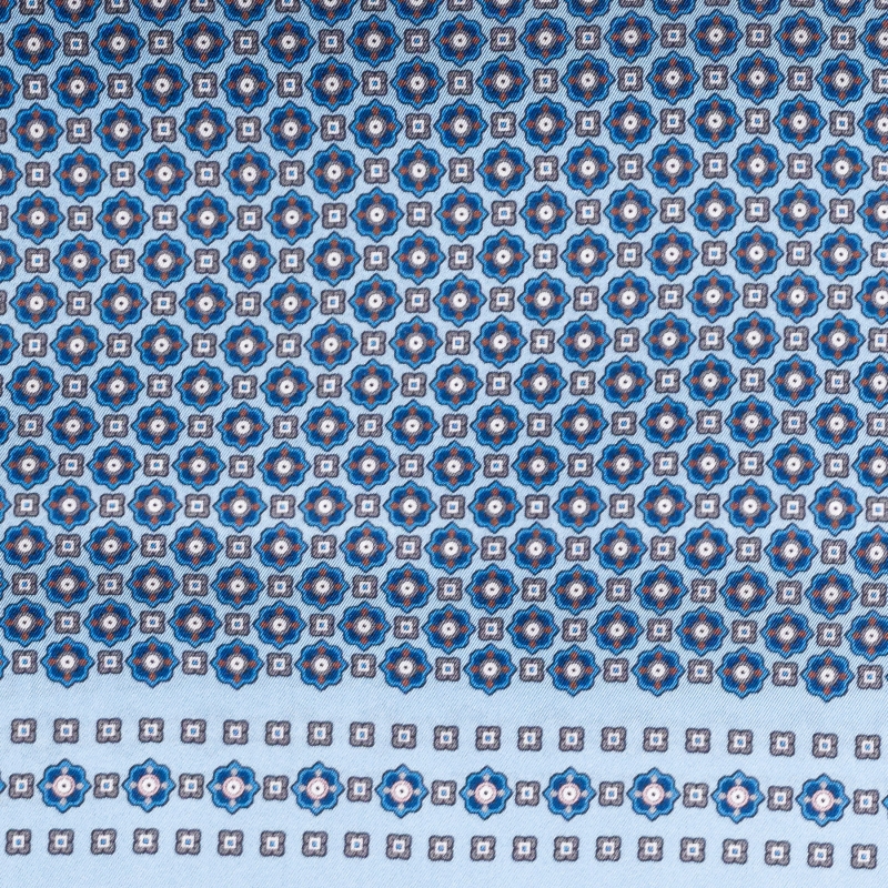 Esarfa matase barbati Uomo Florence blue ciel