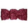 Sal matase Veiled Allure Plain Bordeaux