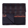 Esarfa matase barbati Uomo Seville brown, dark navy