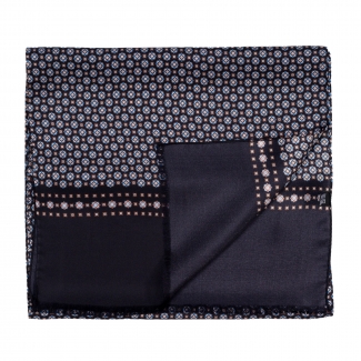 Esarfa matase barbati Uomo Florence dark navy