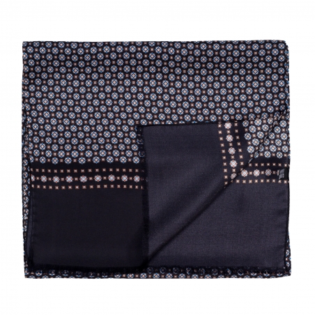 Esarfa matase barbati Uomo Florence dark navy