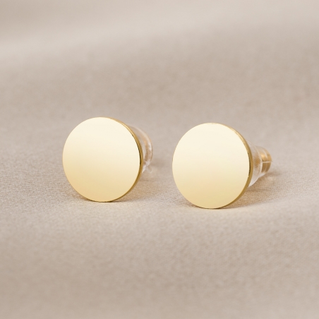 Cercei argint M Elle gold