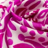 Esarfa matase S twill Greece Summer fucsia